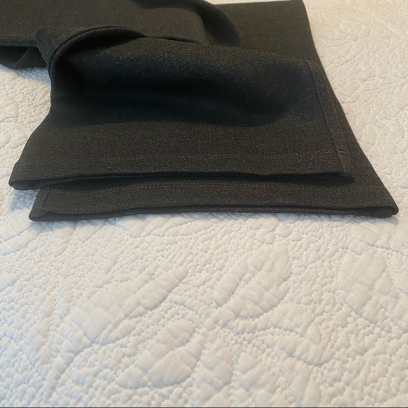 Betabrand Charcoal Gray Classic Straight Leg Yoga Dress Pants - Large - Picture 12 of 14